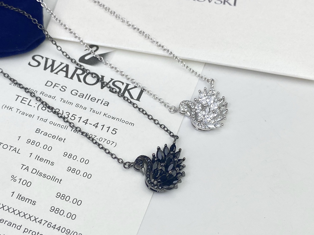 p200 for black swans/day swans, necklaces– #svallows # series– noble charms– independent elegance– thick gold plating– original - 图片 5