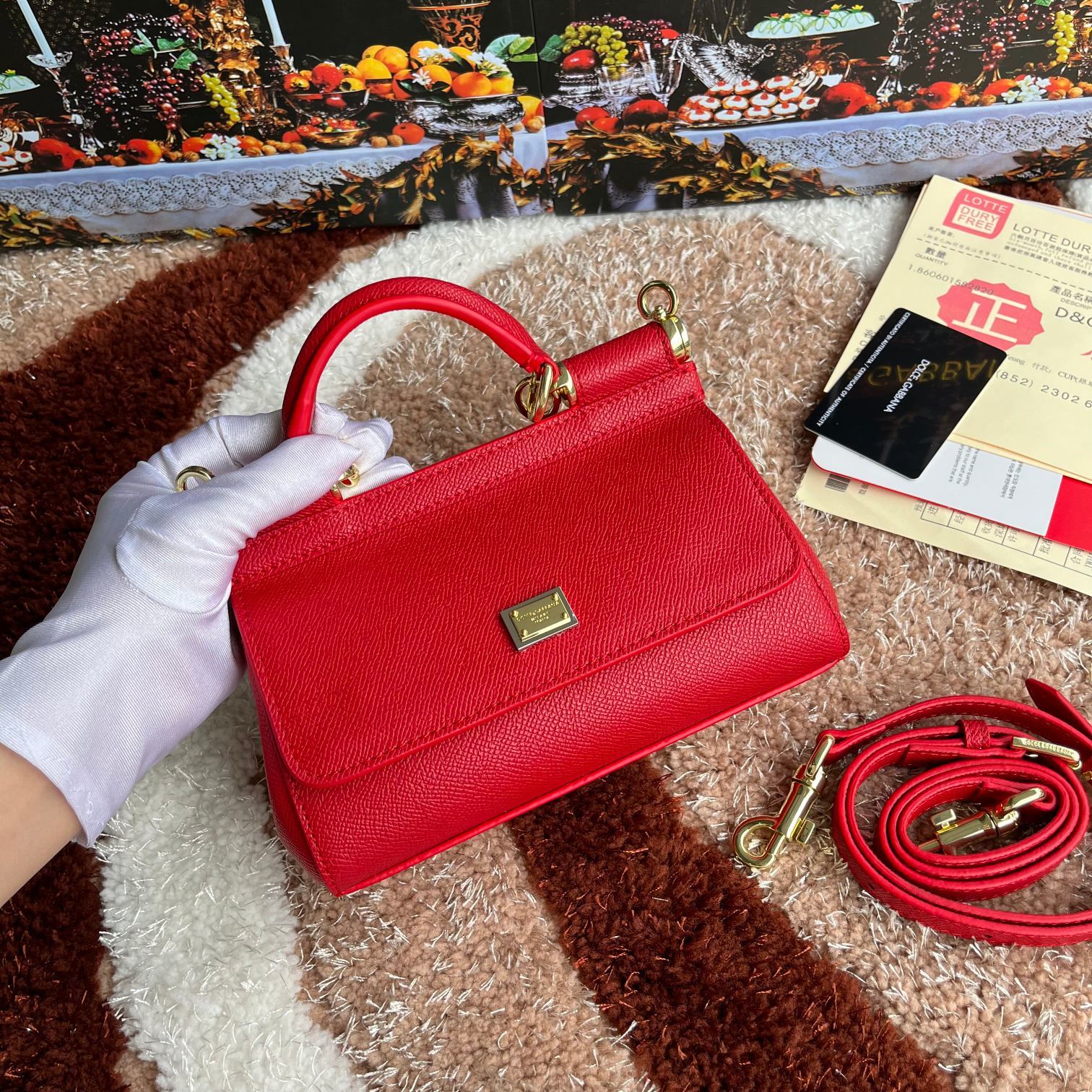 cm款号4134掌纹高端货Dolce&Gabbana杜嘉班纳时尚界另一款铂金包细腻手工制造经典款纯色百搭
