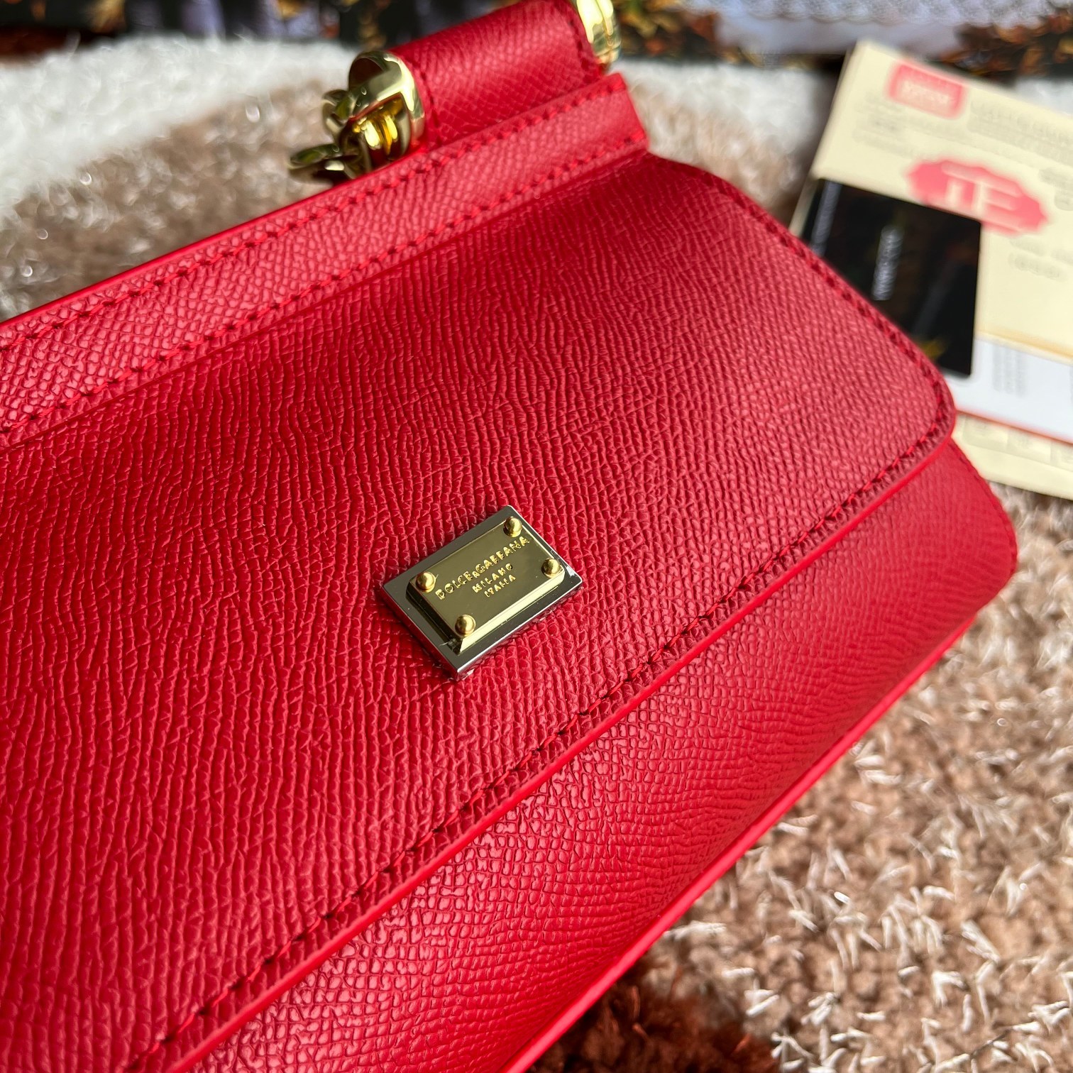 cm款号4134掌纹高端货Dolce&Gabbana杜嘉班纳时尚界另一款铂金包细腻手工制造经典款纯色百搭