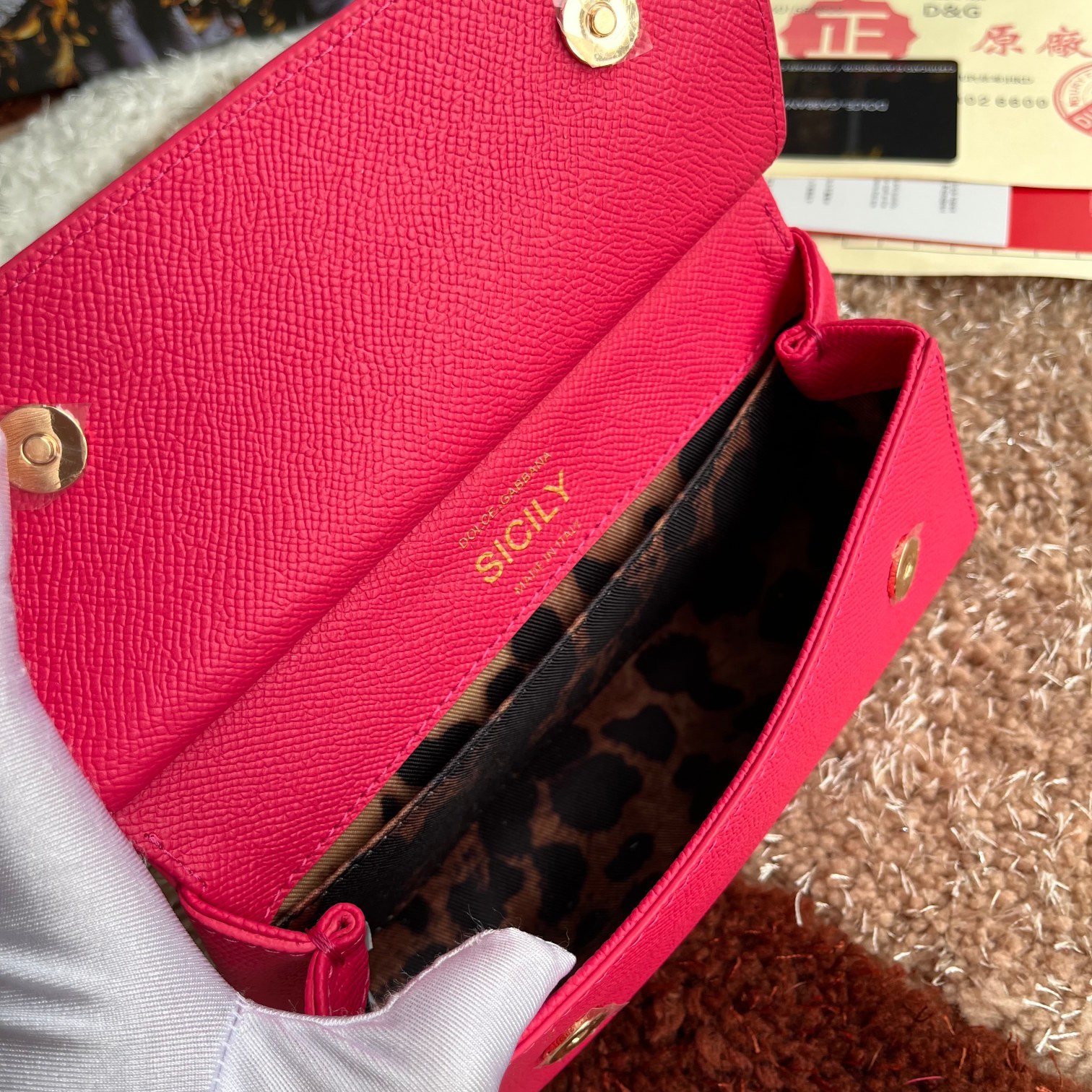 cm款号4134掌纹高端货Dolce&Gabbana杜嘉班纳时尚界另一款铂金包细腻手工制造经典款纯色百搭