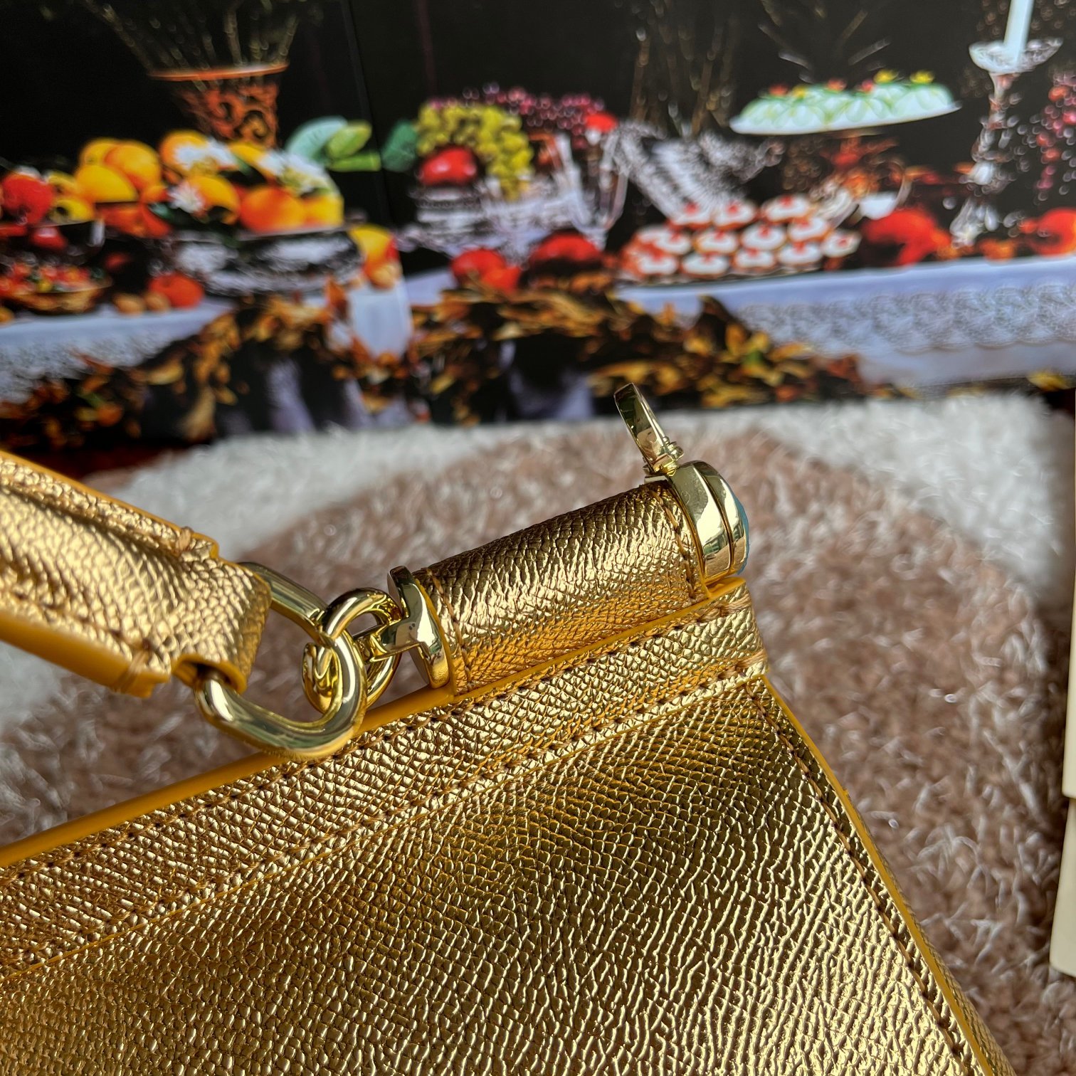 cm款号4134掌纹高端货Dolce&Gabbana杜嘉班纳时尚界另一款铂金包细腻手工制造经典款纯色百搭