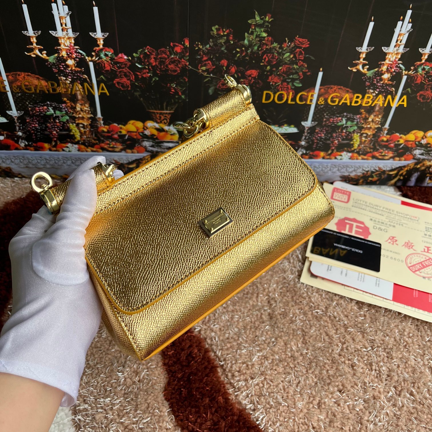 cm款号4134掌纹高端货Dolce&Gabbana杜嘉班纳时尚界另一款铂金包细腻手工制造经典款纯色百搭