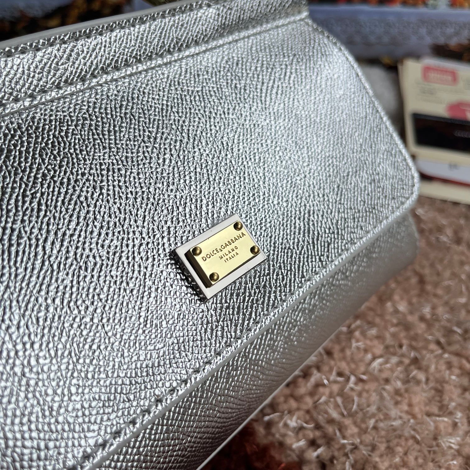 cm款号4134掌纹高端货Dolce&Gabbana杜嘉班纳时尚界另一款铂金包细腻手工制造经典款纯色百搭