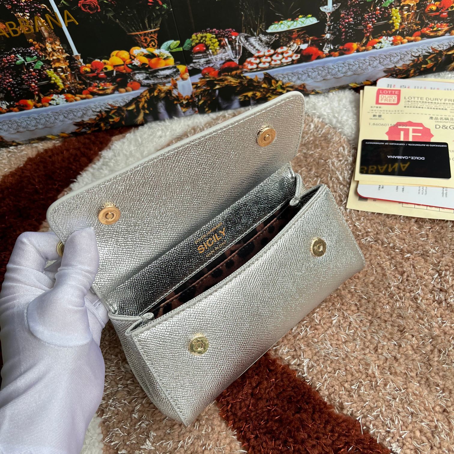 cm款号4134掌纹高端货Dolce&Gabbana杜嘉班纳时尚界另一款铂金包细腻手工制造经典款纯色百搭