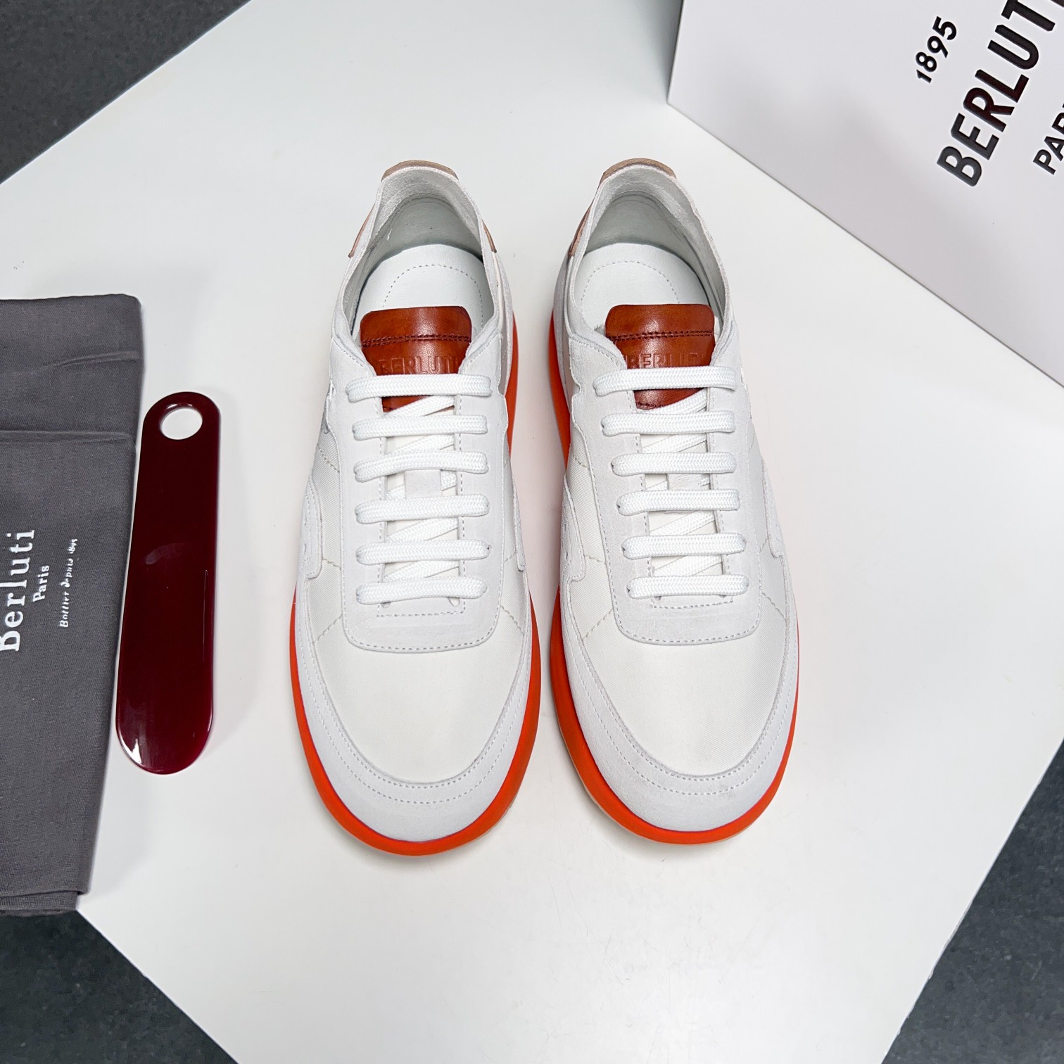 Berlut* Nuevos productos de primavera/verano de Bruti Deportivas ligeras Track de ante y nailon Prec