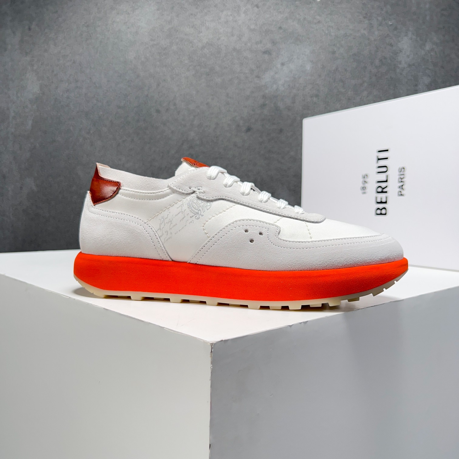 Berlut* Nuevos productos de primavera/verano de Bruti Deportivas ligeras Track de ante y nailon Prec