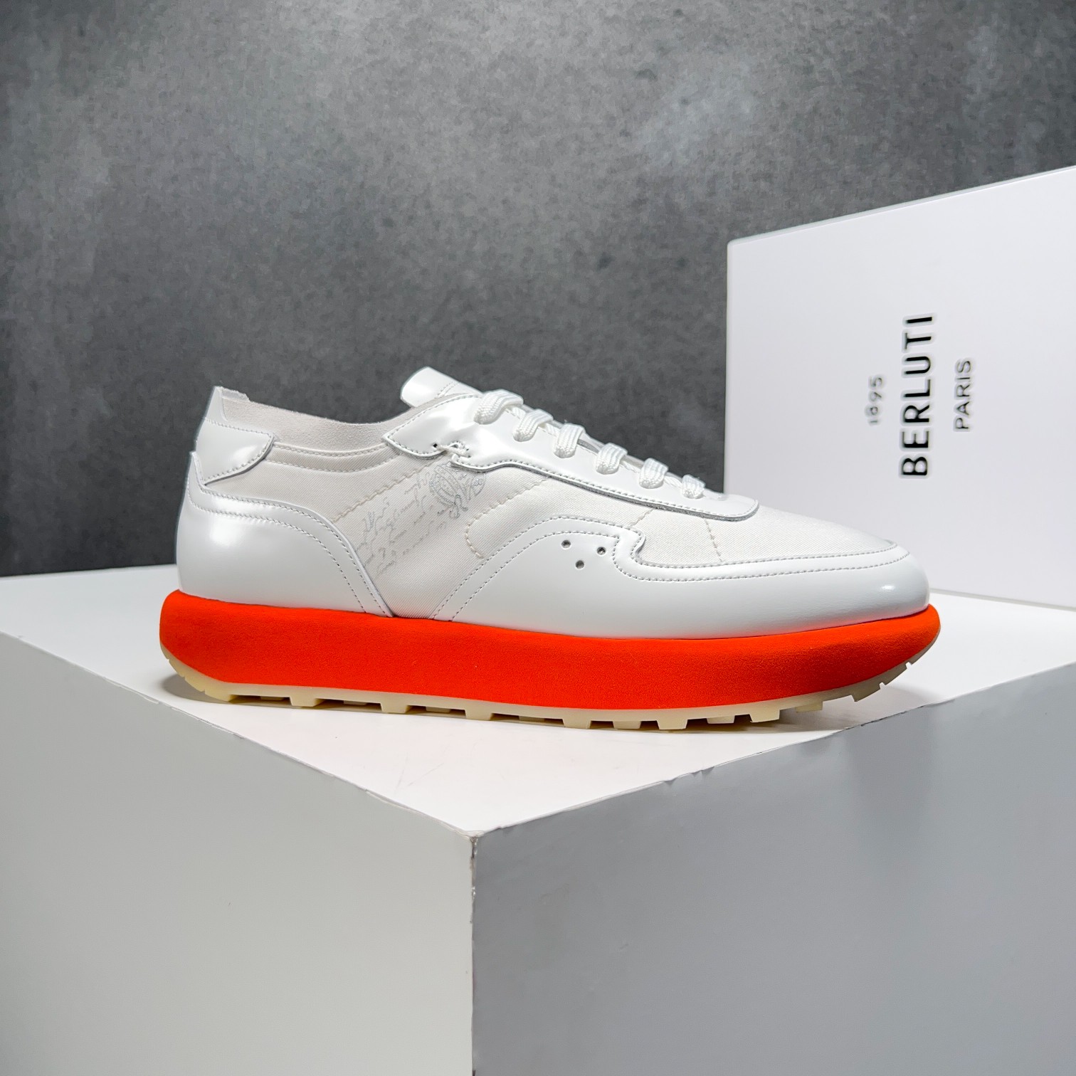 Berlut* Nuevos productos de primavera/verano de Bruti Deportivas ligeras Track de ante y nailon Prec