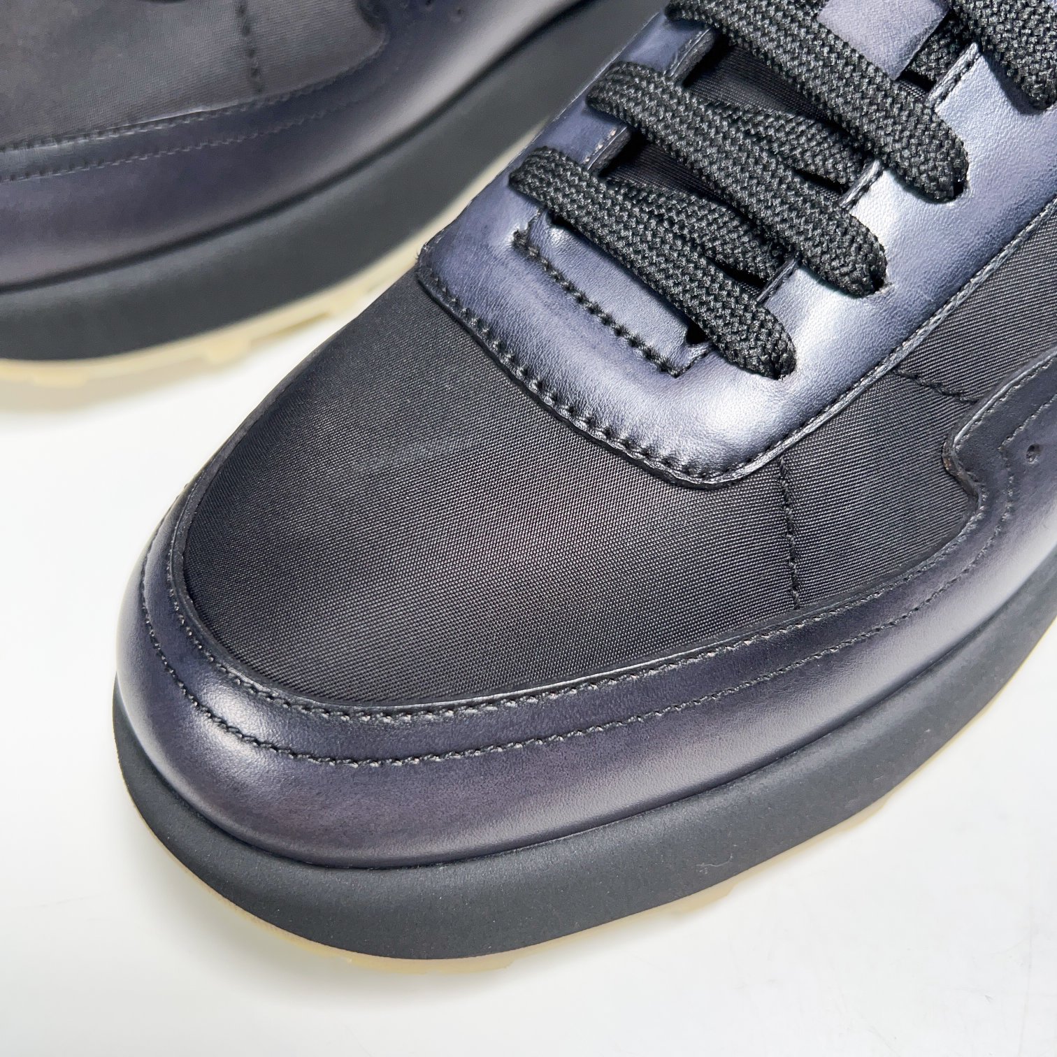 Berlut* Berluti primavera y verano nuevo ligero Track zapatillas de deporte de cuero y nylon precio 