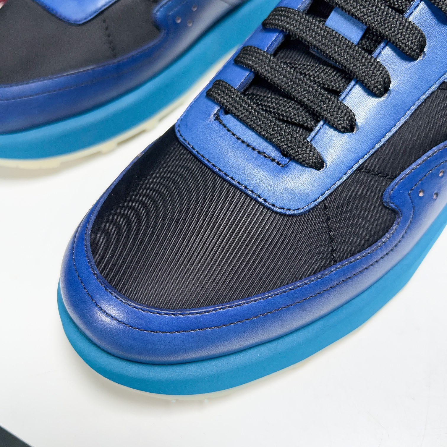 Berlut* Berluti primavera y verano nuevo ligero Track zapatillas de deporte de cuero y nylon precio 