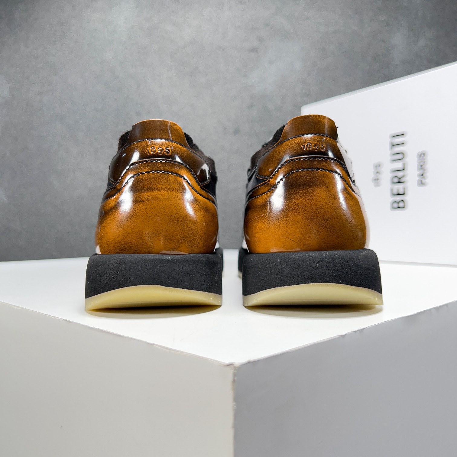 Berlut* Nuevos productos de primavera/verano de Bruti Deportivas ligeras Track de ante y nailon Prec