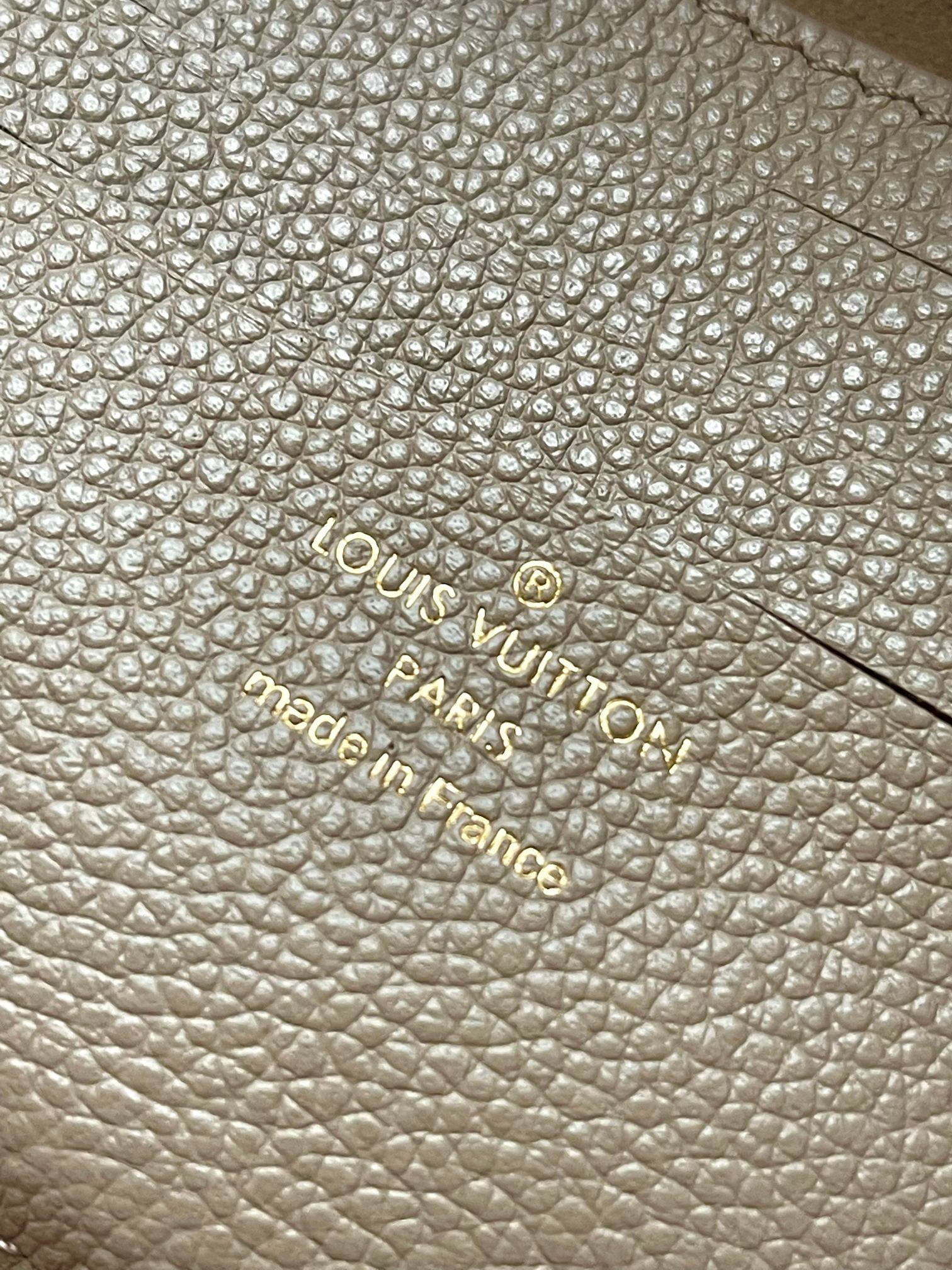 特级原厂皮全钢五金M82154大象灰色丝印压花WalletOnChain手袋取材Monogram帆布灵感