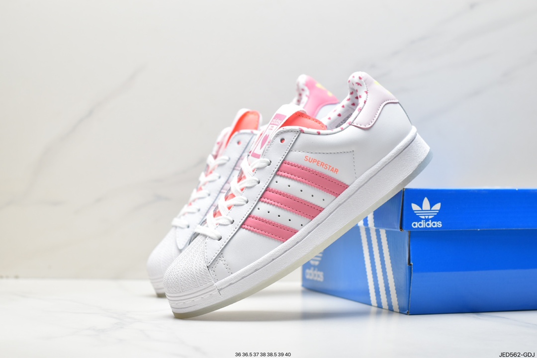 Adidas Clover Originals Superstar W Classic Shell Head Series Low Top GY3336