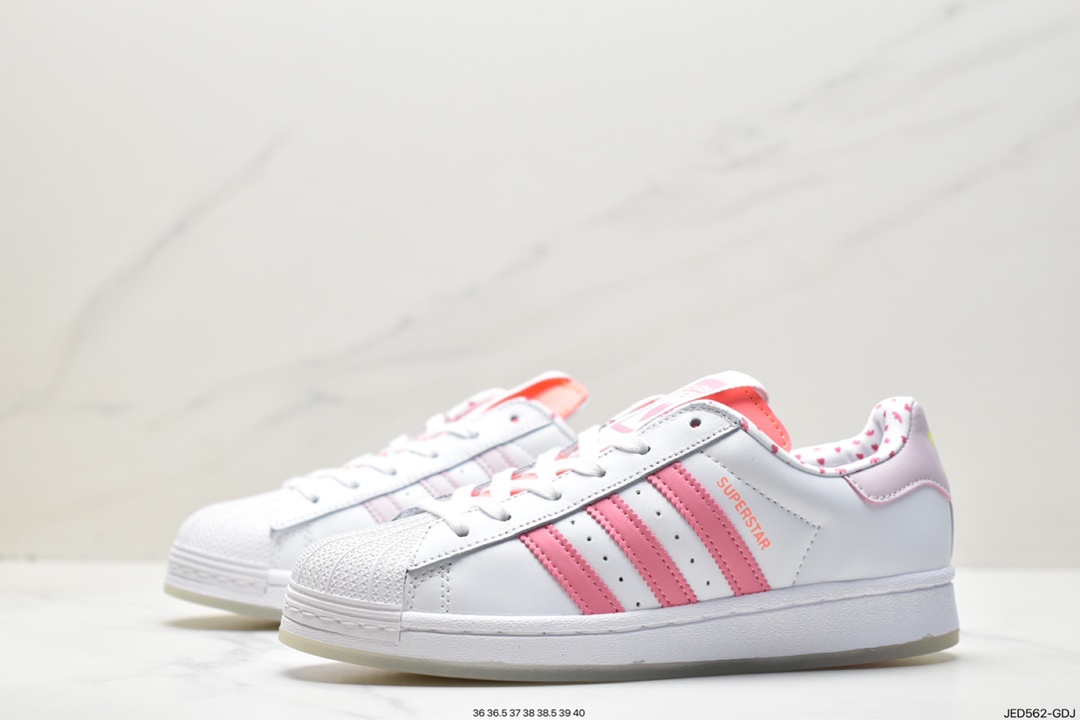 Adidas Clover Originals Superstar W Classic Shell Head Series Low Top GY3336