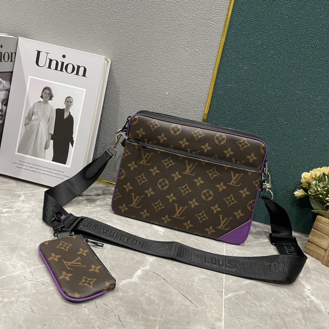 Louis Vuitton Tassen Messenger Tas Koeienhuid M46266