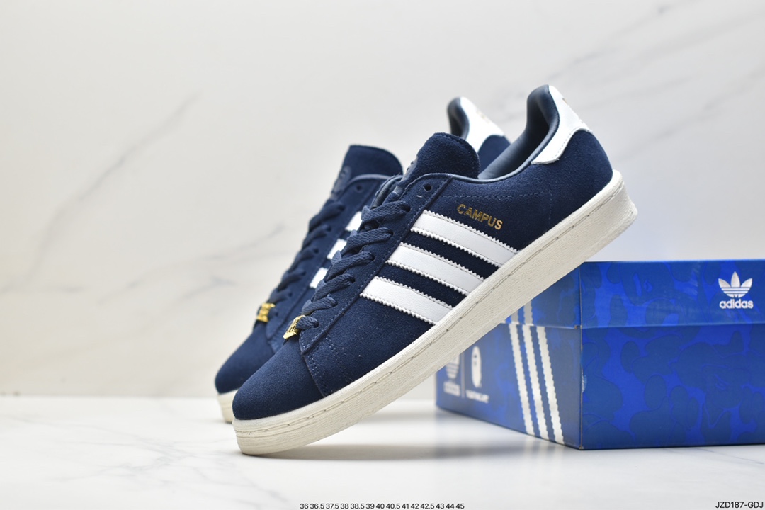 Adidas Campus 80S clover campus casual sneakers ID4770