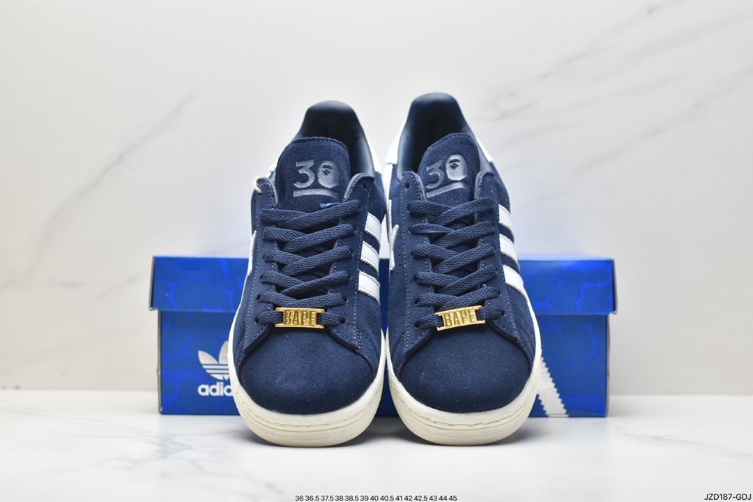 Adidas Campus 80S clover campus casual sneakers ID4770