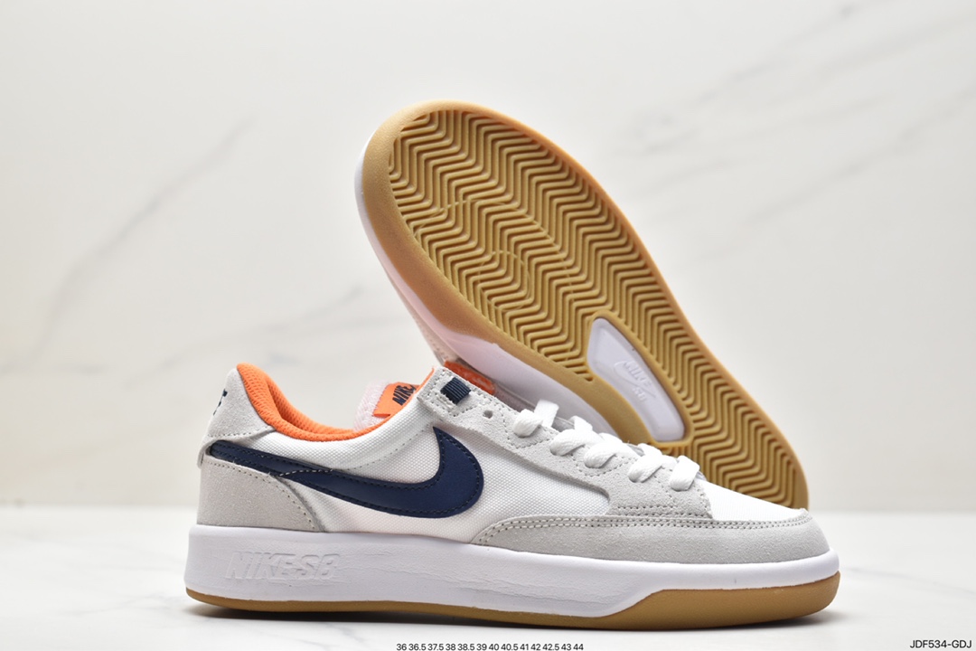 2021 trendy white and orange small air force low-top sports and leisure sneakers CJ0887-002