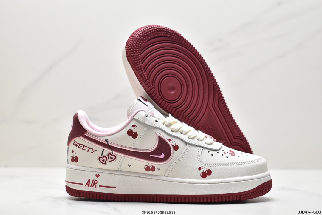 130 耐克Nike Air Force 1 Low 07 LX ”Valentine's Day” 空军兔年限定情 FD4616-161