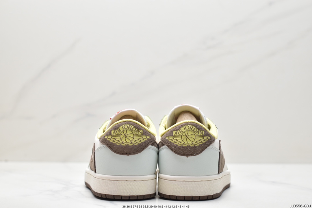 130  Travis Scott x Nike Air Jordan 1 Low OG SP”Black/Green Toe”AJ1乔丹一代篮球鞋 DM7866-603