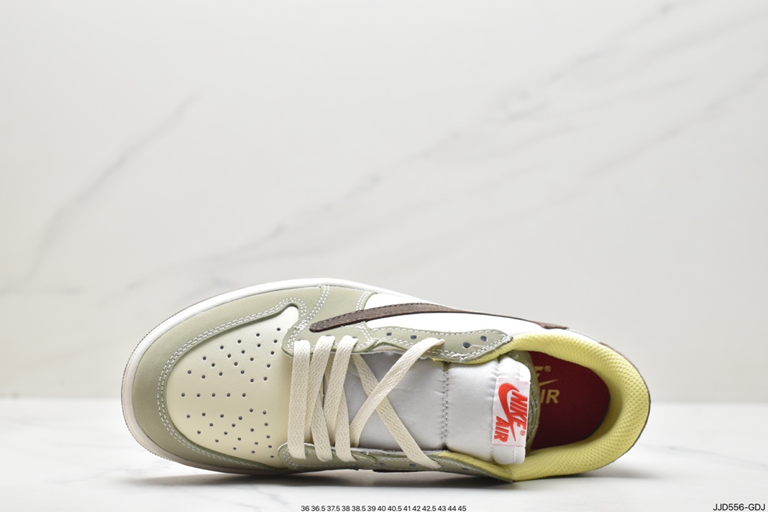 130  Travis Scott x Nike Air Jordan 1 Low OG SP”Black/Green Toe”AJ1乔丹一代篮球鞋 DM7866-603