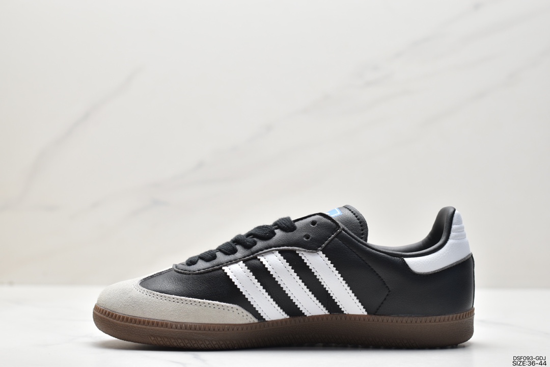 Adidas Originals Samba Vegan OG Samba dance series gentleman's moral training football style versatile low-top sneakers FX5398