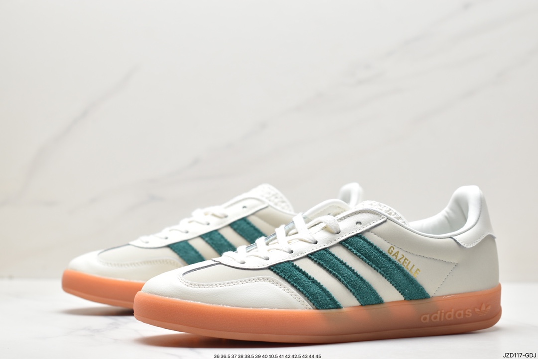 Adidas Originals Gazelle Indoor clover retro casual non-slip wear-resistant low-top sneakers ID2567