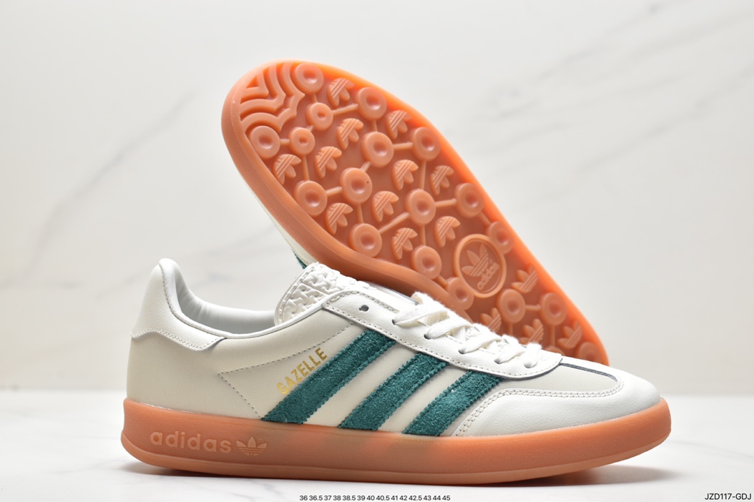 Adidas Originals Gazelle Indoor clover retro casual non-slip wear-resistant low-top sneakers ID2567