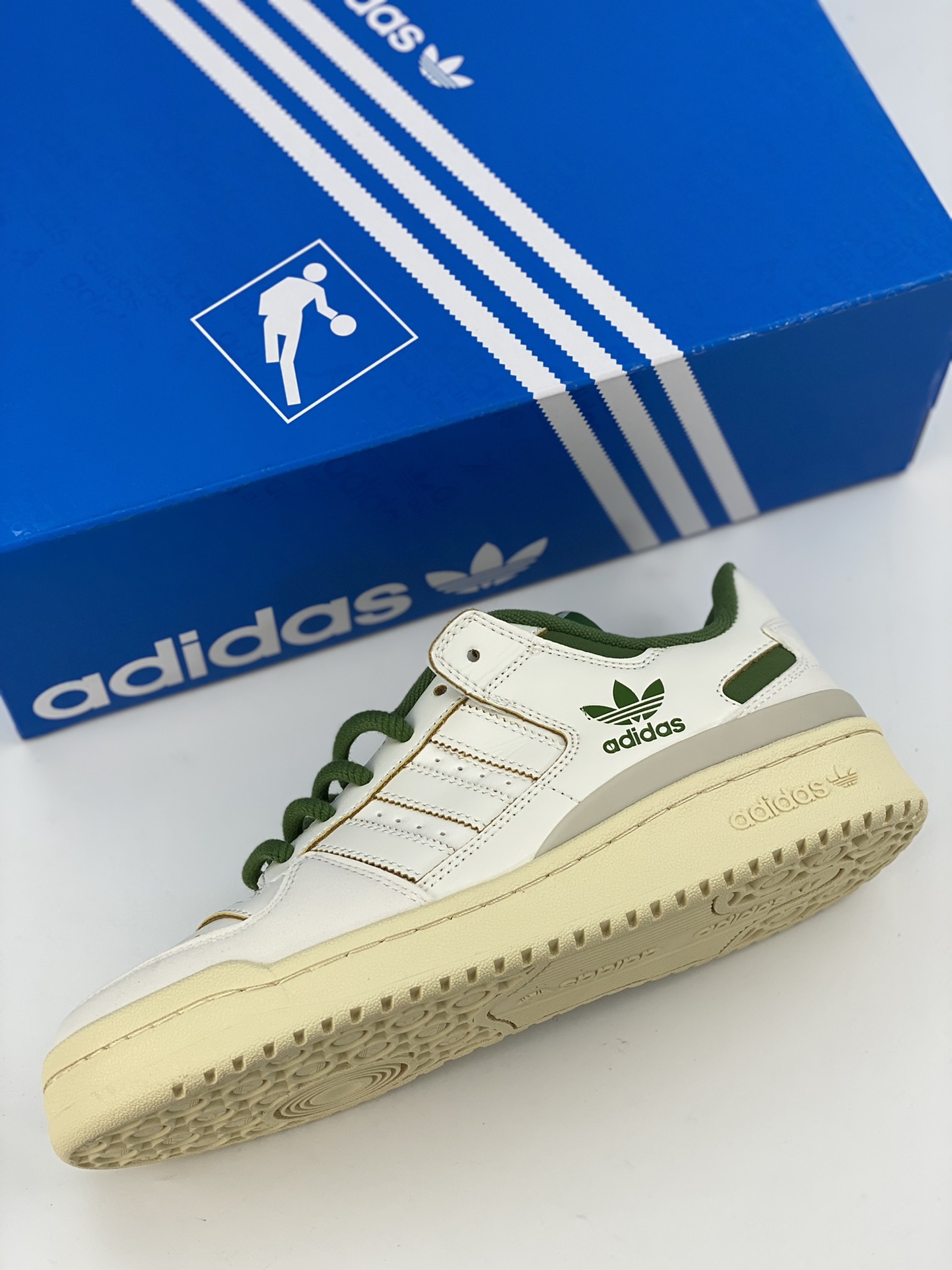 Overseas channel version original box original label Adidas Forum 84 Low clover low state FZ6296