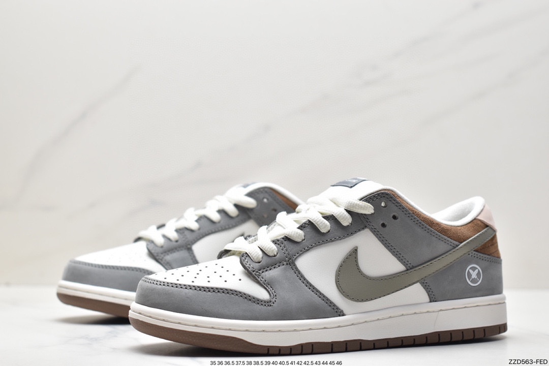 250 Yuto Horigome x Nike SB Dunk Low 灰白羽毛 FQ1180-001
