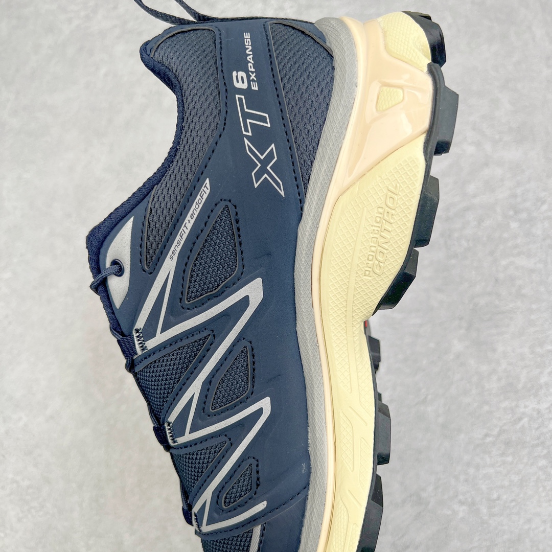 图片[7]-＃绿X/GX 纯原福利 Salomon XT-6 萨洛蒙复古潮流户外机能登山跑鞋 纯原外贸平台特供订单 耗时半年巨作 全套原纸板楦头开发 原厂特供网布配套加持 确保原汁原味 完美呈现版型 原档数据独家私模五层组合大底 男女鞋同步官方开发至46.5 原装Ortholite轻量化鞋垫 中底布带钢印编号 原厂TPU锁扣 进口港宝加持 后跟自然饱满 还原公司包裹性 鞋面以“锯齿”状的包裹系统呈现 在基色底之下加入了各种色点缀 将公司的最新技术和时尚前卫的造型融入耐用的长跑款式中 鞋面由 TPU 薄膜制成 并焊接在高耐磨网眼上 使其既时尚又坚固 由 ACS底盘支撑 可增强稳定性和支撑力 以及由橡胶凸耳 Contragrip外底覆盖的 EVA 缓冲中底 旨在应对崎岖的地形 鞋舌上的彩色Salomon 标签、Quicklace 系统以及鞋头、鞋舌和鞋跟上的附加品牌使细节更加完美 让穿着者可以轻松驾驭户外与通勤下的任何运动生活场景 无缝鞋身户外随意纵横 颜值与脚感兼备 出街通勤 绝对非常吸睛 你值得拥有 尺码：36 36.5 37.5 38 38.5 39 40 40.5 41 42 42.5 43 44 44.5 45 46 46.5 注意：偏小1码-选品中心