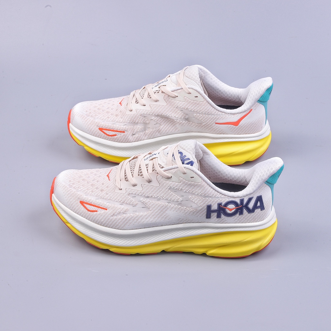 HOKA ONE ONE Clifton 9th generation professional performance shock-absorbing road running shoes