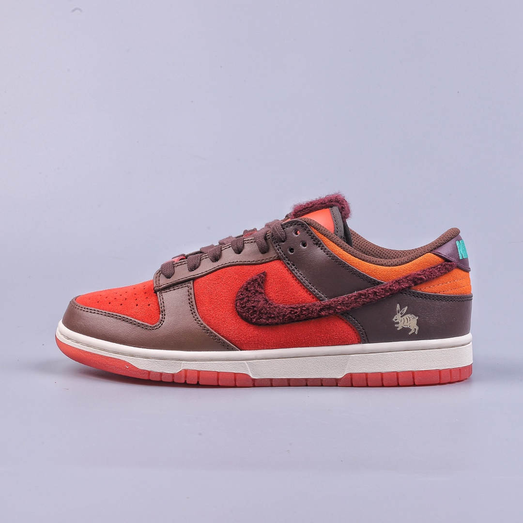 180 G Nike SB Dunk Low”Year of the Rabbit” CNY中国年成都限定 棕橙 FD4203-661