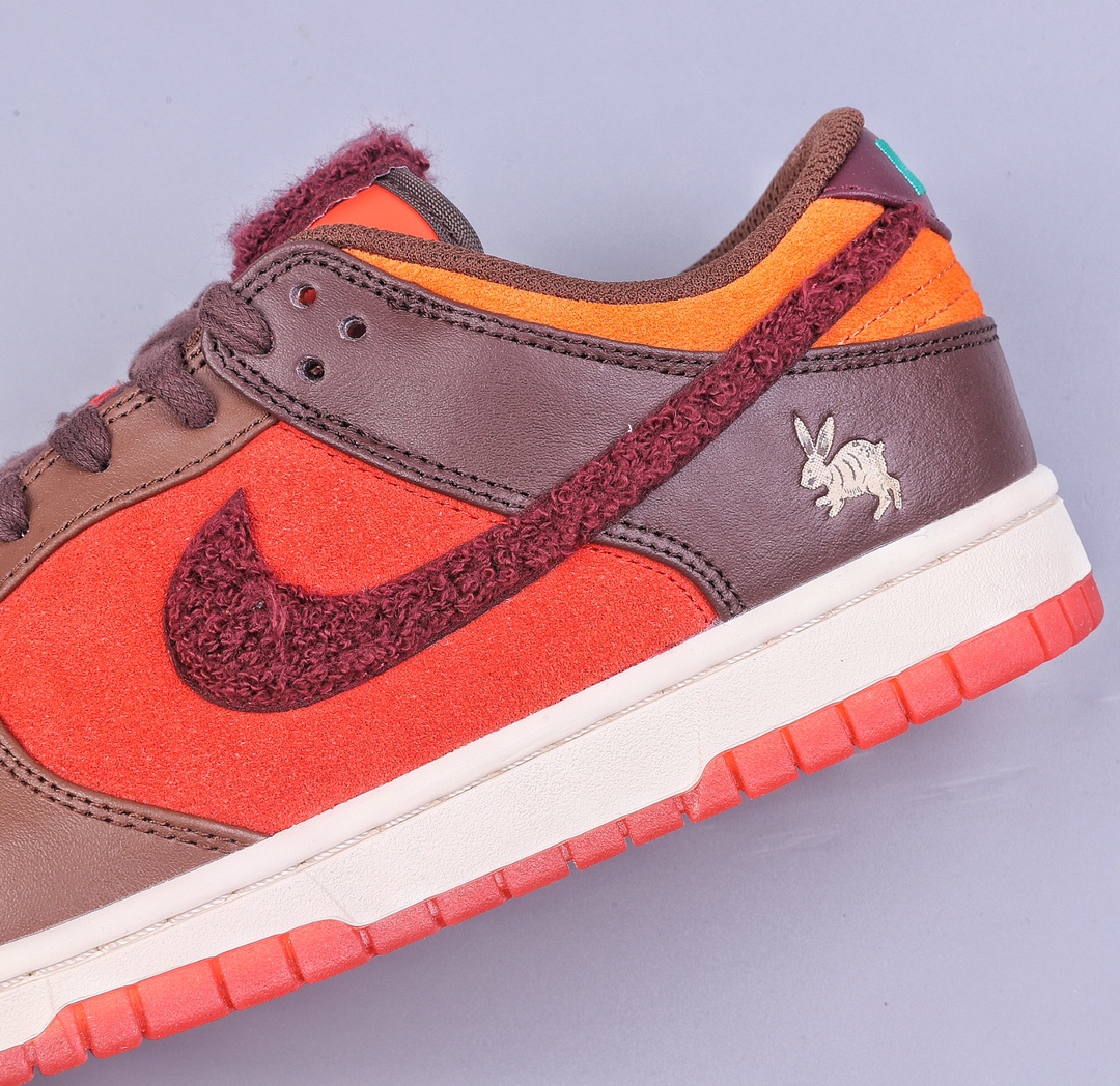 180 G Nike SB Dunk Low”Year of the Rabbit” CNY中国年成都限定 棕橙 FD4203-661