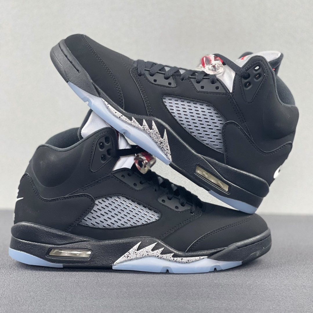 AJ5黑银尺码:40.5-47.5总裁y3版出品-AirJordan5OGMetallicBlackAJ