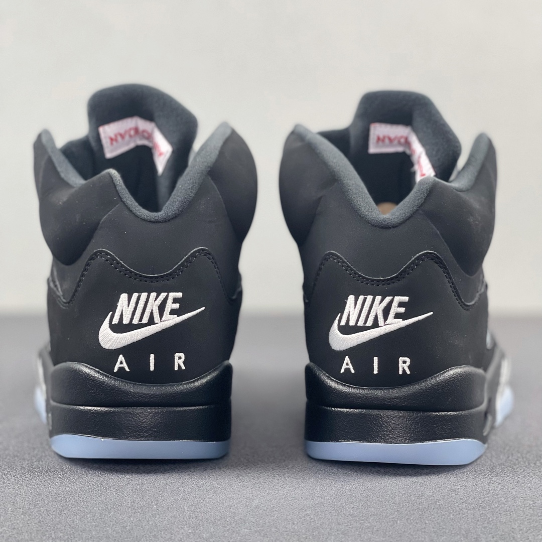 AJ5黑银尺码:40.5-47.5总裁y3版出品-AirJordan5OGMetallicBlackAJ