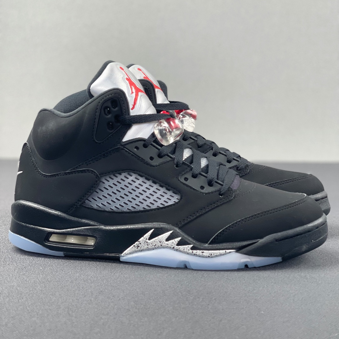 AJ5黑银尺码:40.5-47.5总裁y3版出品-AirJordan5OGMetallicBlackAJ