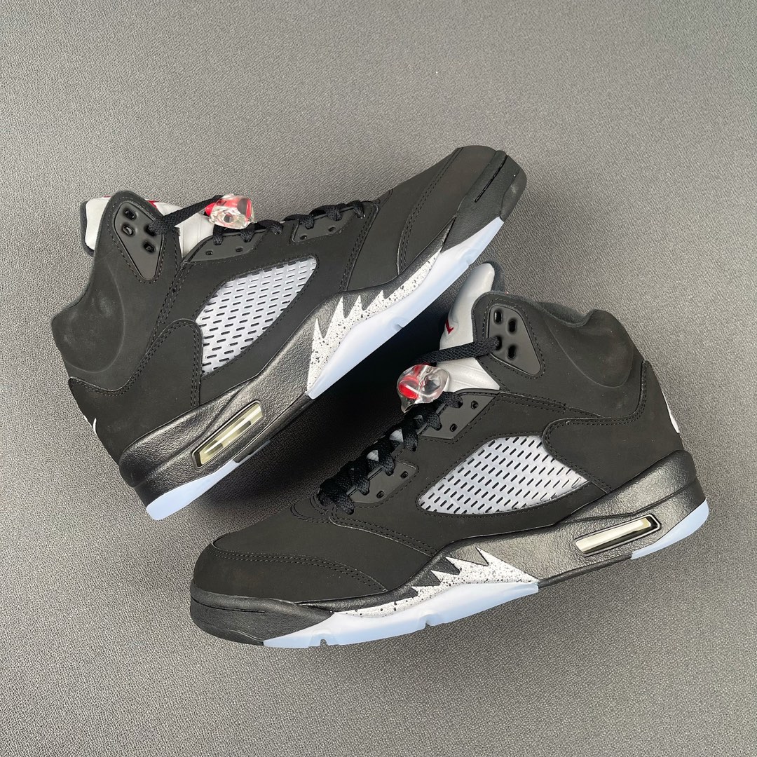 AJ5黑银尺码:40.5-47.5总裁y3版出品-AirJordan5OGMetallicBlackAJ