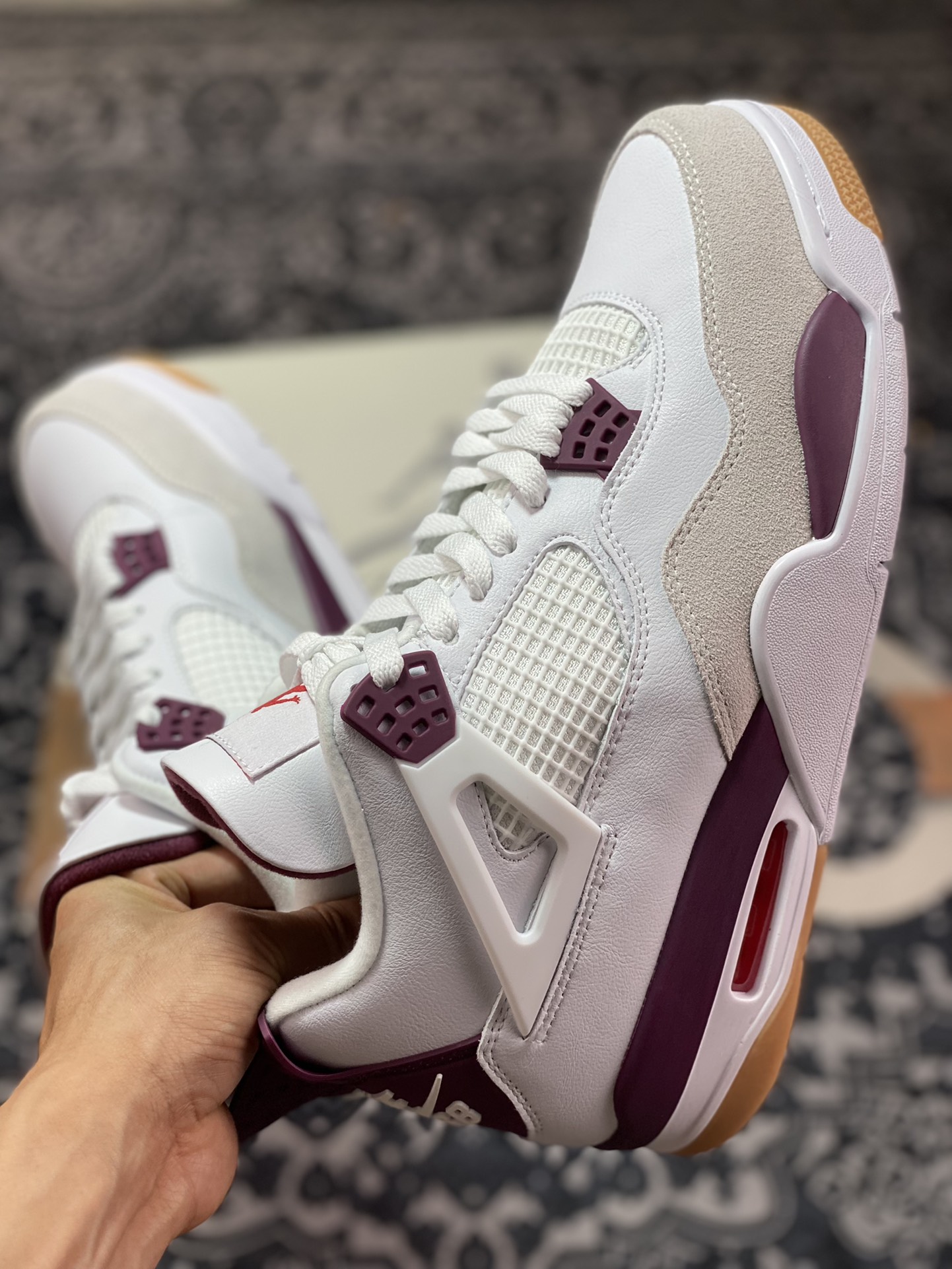 Travis Scott x Air Jordan AJ4 Burgundy DR5415-500