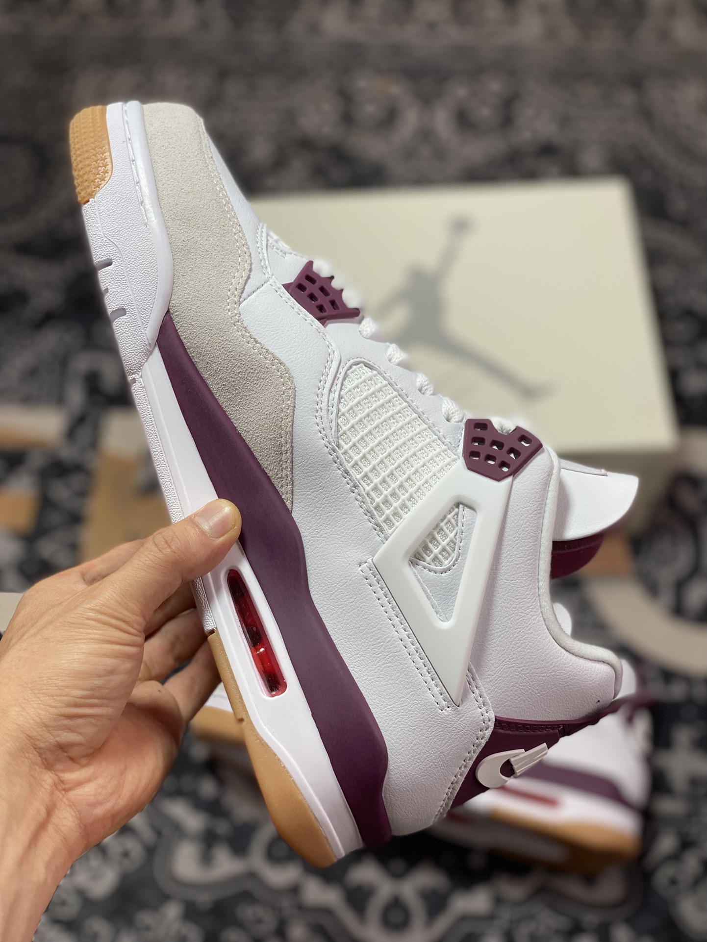 Travis Scott x Air Jordan AJ4 Burgundy DR5415-500