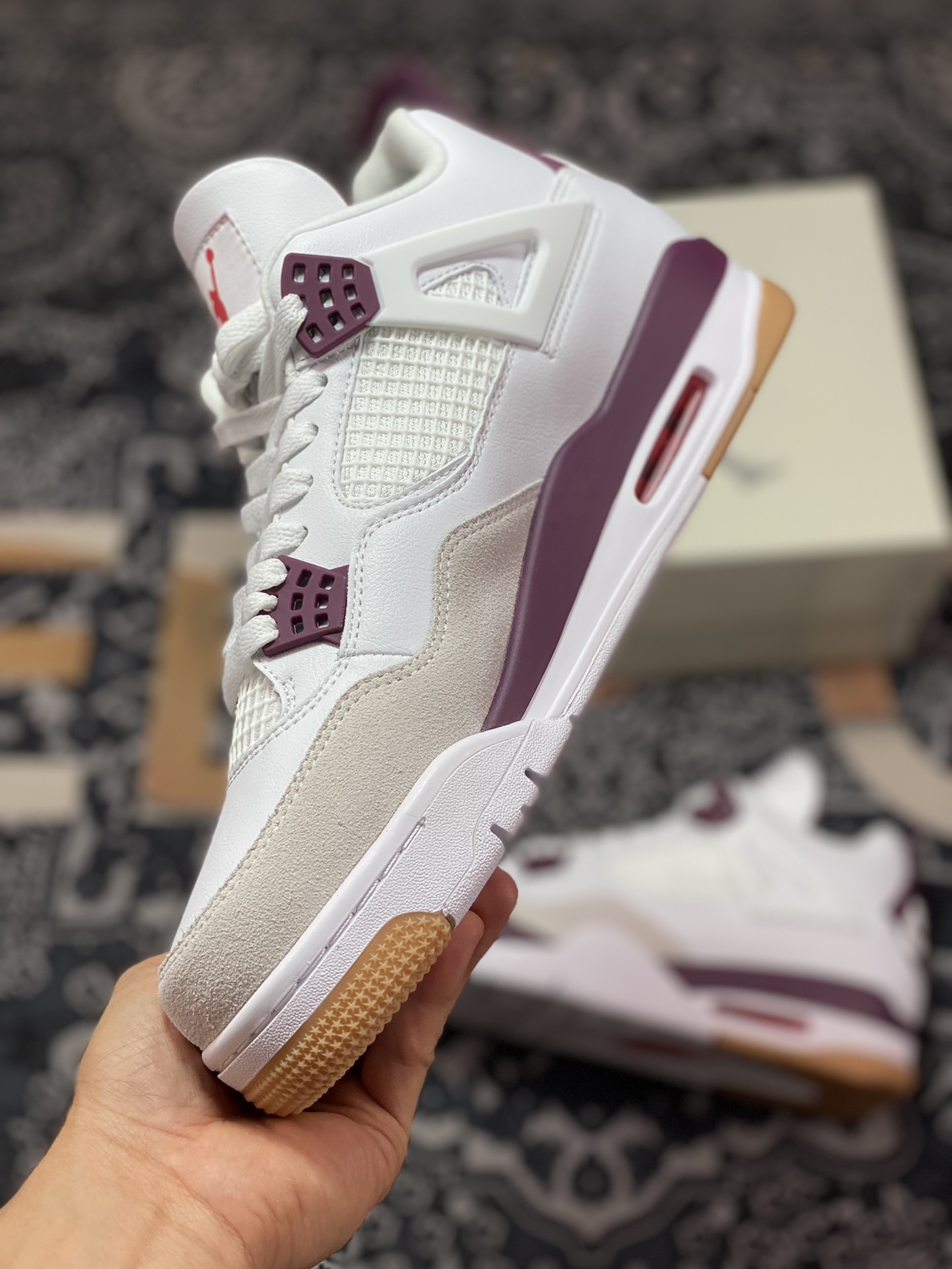 Travis Scott x Air Jordan AJ4 Burgundy DR5415-500