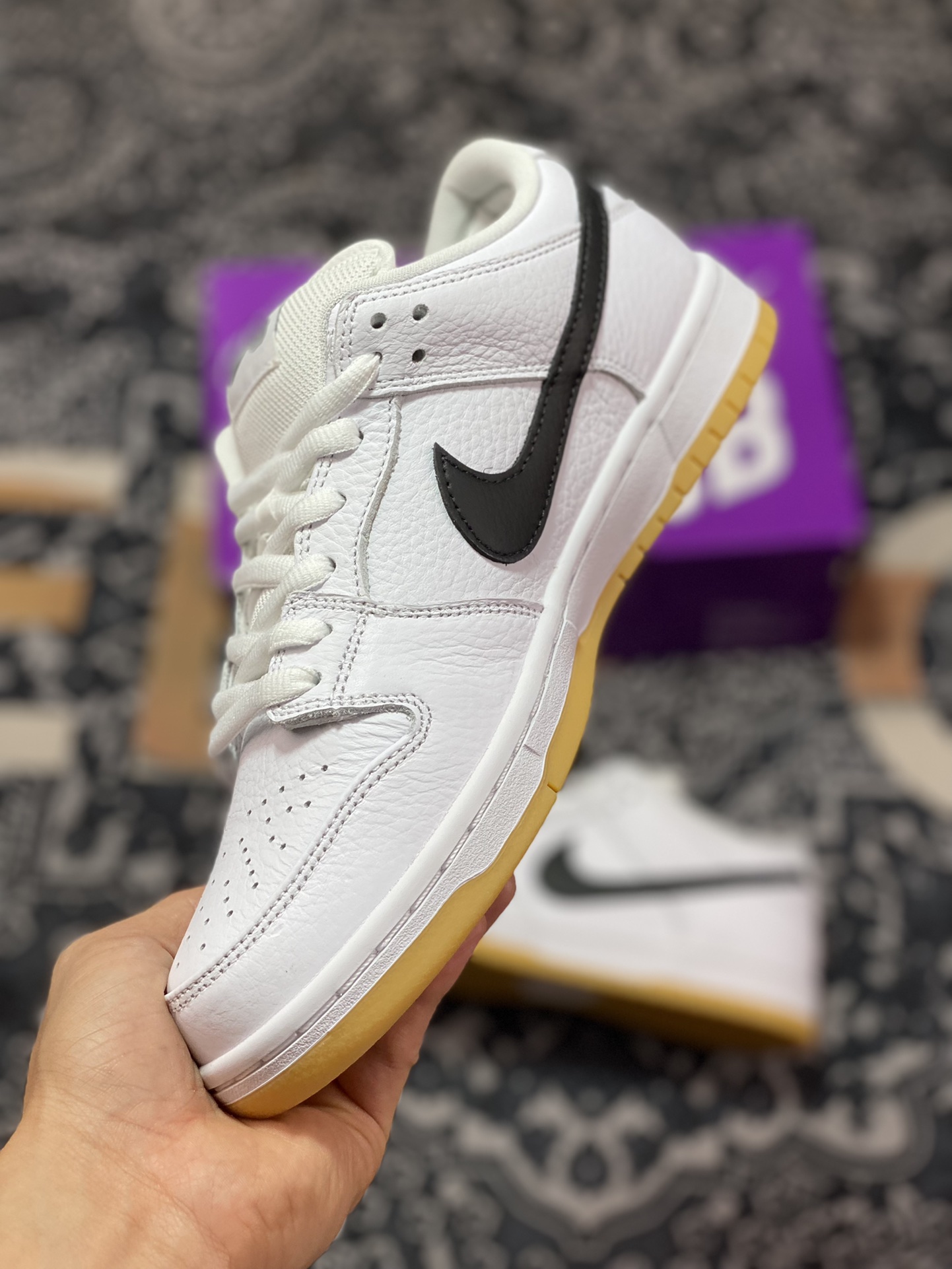 Nike SB Dunk Low pro iso ”white gum”  CD2563-101