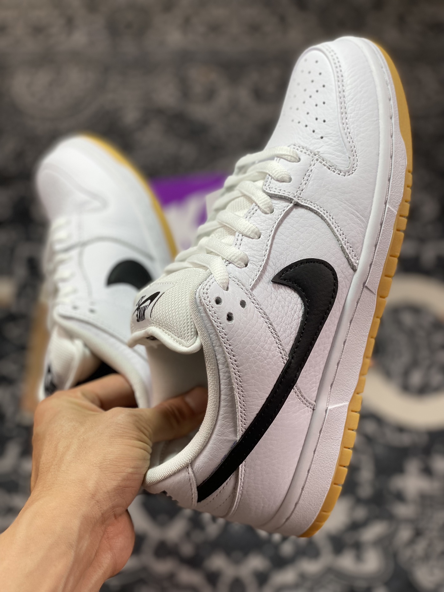 Nike SB Dunk Low pro iso ”white gum”  CD2563-101