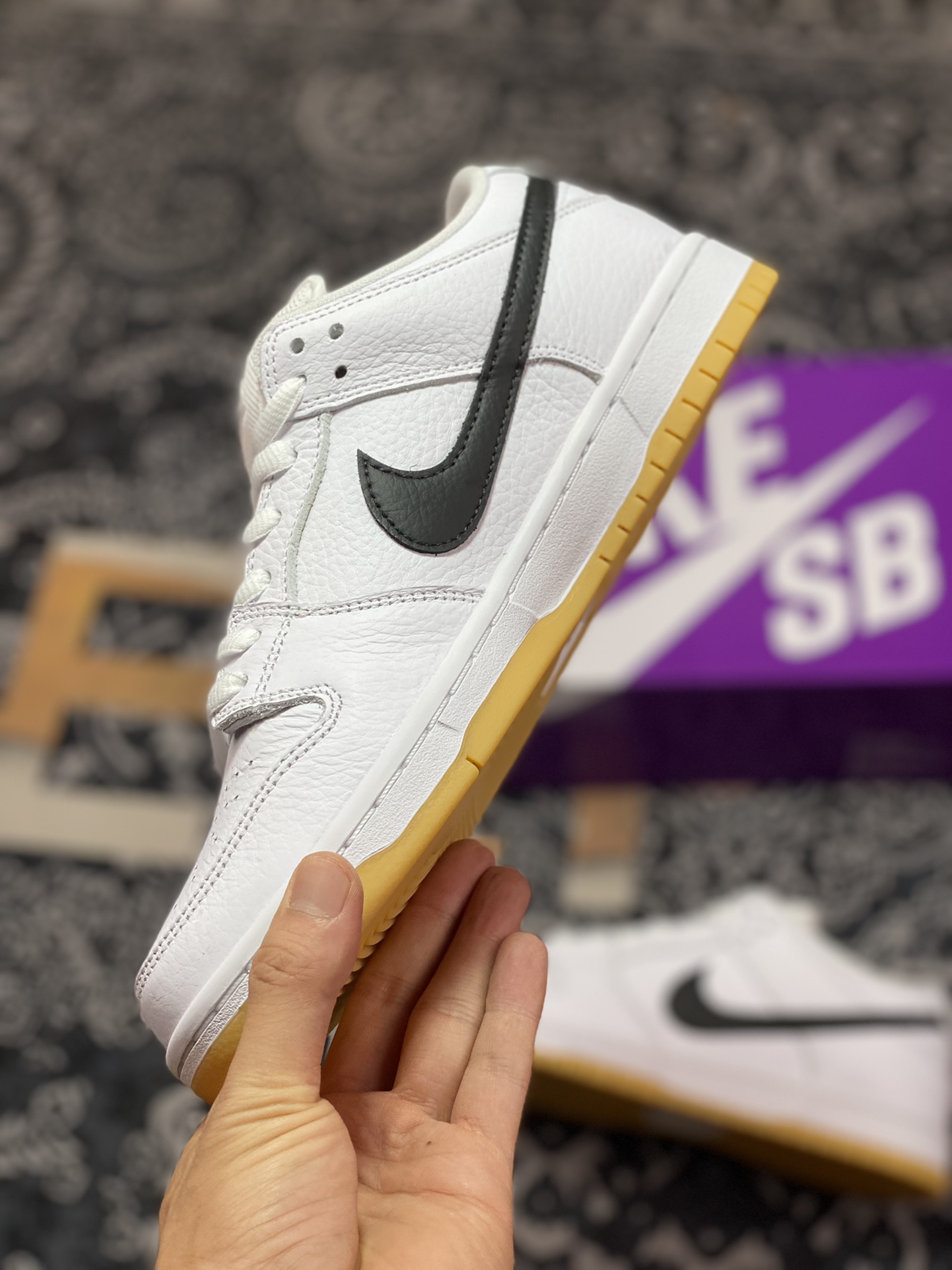 Nike SB Dunk Low pro iso ”white gum”  CD2563-101