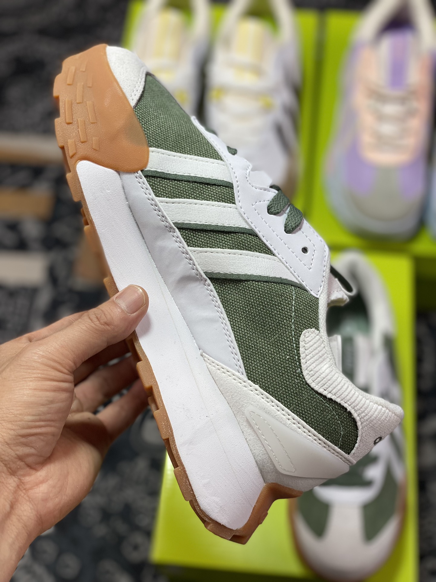 Adidas Neo Futro Mixr white gray green IE2119