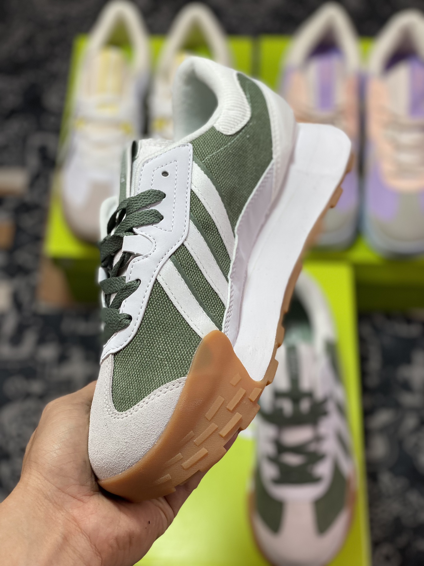 Adidas Neo Futro Mixr white gray green IE2119