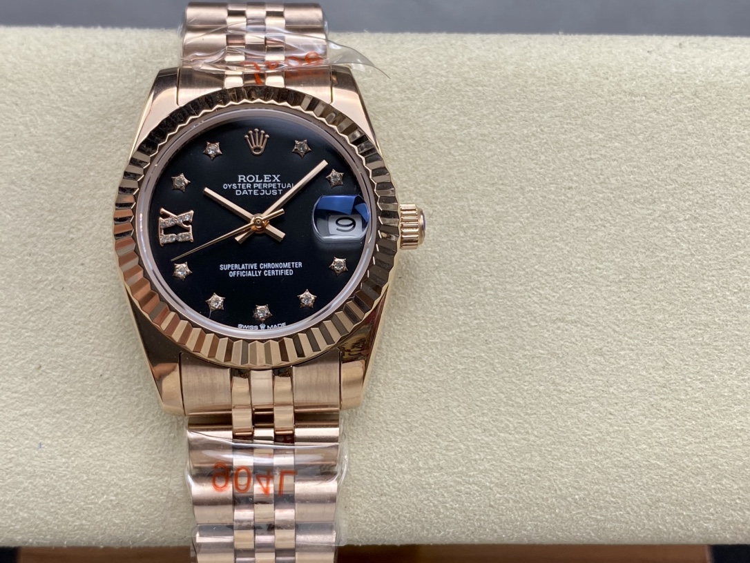 SK Factory 女款 劳力士Rolex 日志型31mm 自動機械腕時計