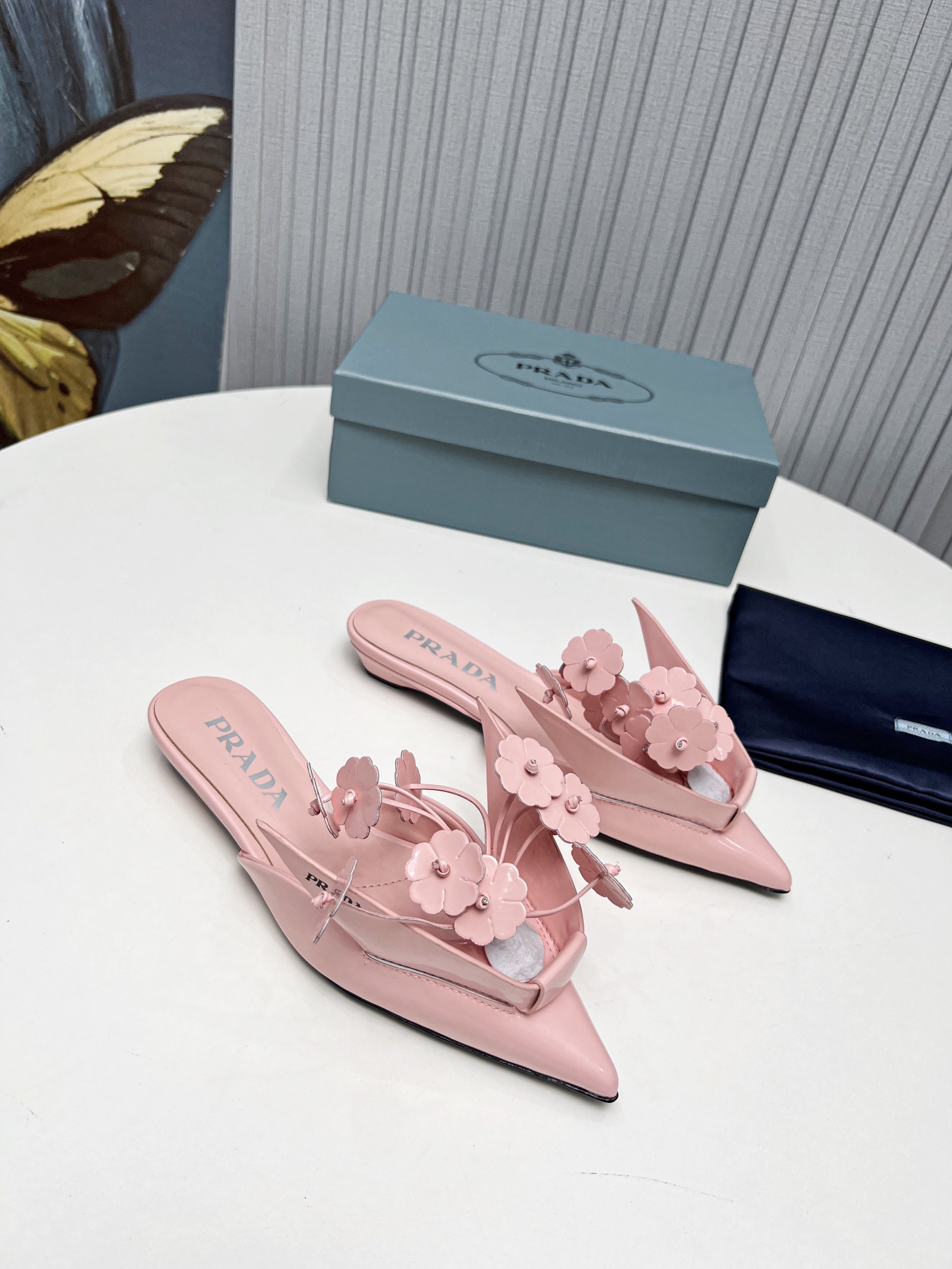 fábrica 2023 SSS relanzamiento Prada últimas botas largas y cortas, sandalias zapatos individuales, 