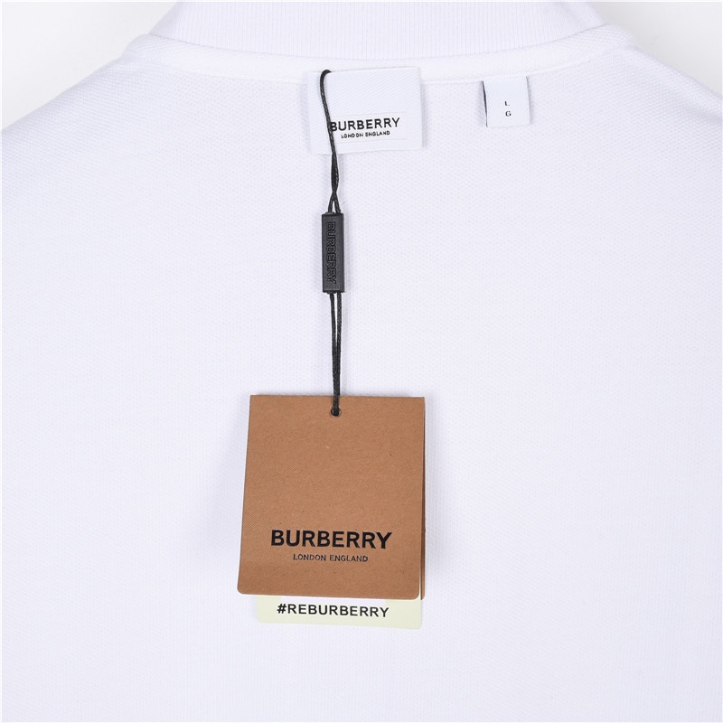 Burberry/巴宝莉 门襟经典胸口标识短袖POLO衫