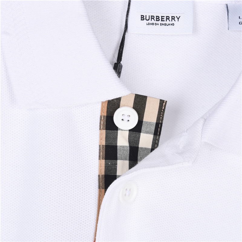 Burberry/巴宝莉 门襟经典胸口标识短袖POLO衫