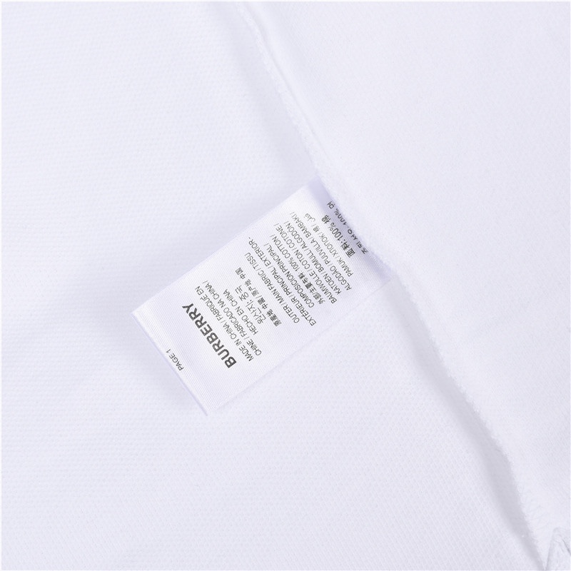 Burberry/巴宝莉 门襟经典胸口标识短袖POLO衫